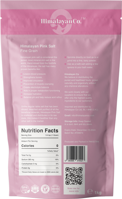 Pink Himalyan Fine Grain | 1kg