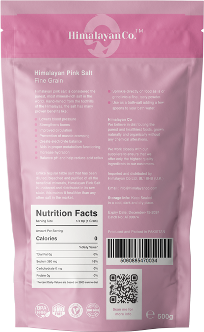 Pink Himalayan Fine Grain | 500g